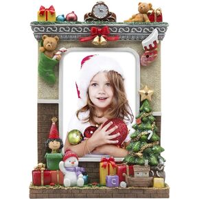 5" x 7" Light Up Christmas Resin Picture Frame