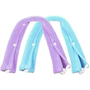 Soft Warm Thicken Stretchable Toilet Seats Covers (Blue&Purple)