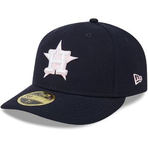 New Era Houston Astros 59FIFTY LP Low Profile 2024 Mother's Day Authentic Collection Fitted Cap, Hat