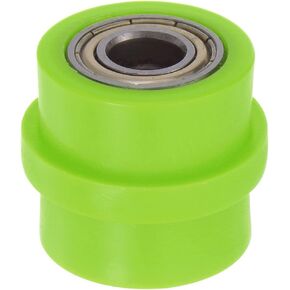 Chain Roller Pulley Tensioner 8mm Nylon Convex Type Guide Wheel Slider for Mini Motorcycle Dirt Bike ATV Go-Kart, Black