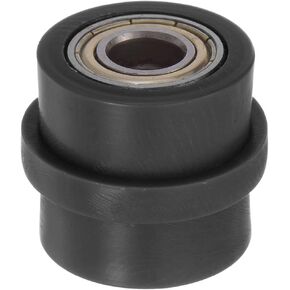Chain Roller Pulley Tensioner 8mm Nylon Convex Type Guide Wheel Slider for Mini Motorcycle Dirt Bike ATV Go-Kart, Black