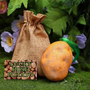 Lucky Irish Potato Ornament - 3D Looks Like A Real Potato - Lucky Hanging Ornament