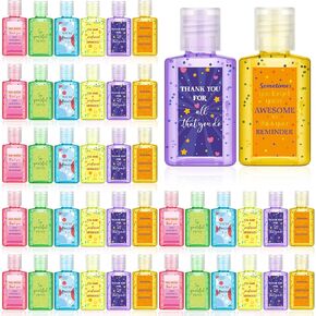 Frienda 24 Packs Mini Hand Sanitizers for Men Pocket Hand Sanitizer Gel 1fl oz Travel Size Hand Sanitizer Bundle Mahogany Teakwood Ocean Assorted Scents for Men Coworkers Staff Christmas Gifts