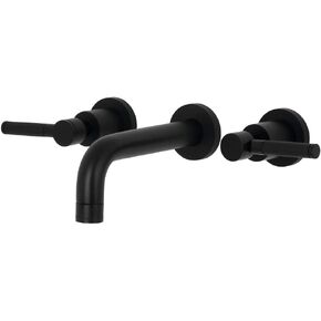 Kingston Brass KS8120DKL Kaiser Bathroom Faucet, Matte Black, 11.31 x 7.63 x 3.06