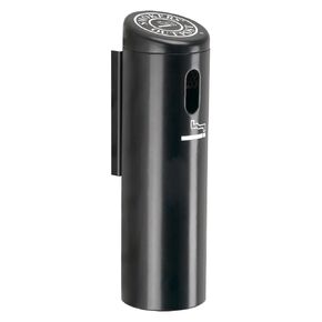 Commercial Zone Secured Wall Mounted Ashtray Outpost Swivel System Color: Black