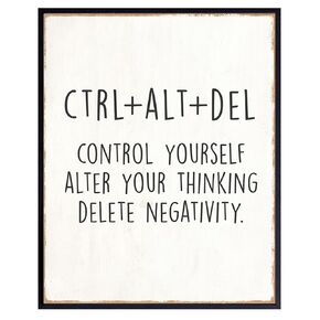 Office Quotes Wall Decor - funny quotes Wall Decor - Motivational Sayings - Motivational Posters 8x10 - Home Office Sign - Wall Art for Office - Rustic Office Decor - positive successful Prints