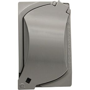 Sigma Electric, Gray Sigma Engineered Solutions, 14147 1-Gang Universal Weatherproof Cover, No Size