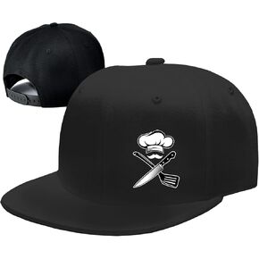 Snapback Hats for Men Flat Bill Brim Hats for Men Skeleton Skull Finger Fitted Hats for Men Black Baseball Hat Hip Hop ﻿