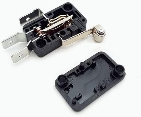 WWZMDiB【12Pcs V-154-1C25】Miniature Limit Switch with Hinged Roller Momentary SPDT Snap Action, Ideal for Arduino, Appliances, and Electronics Snap Action in Saudi Arabia