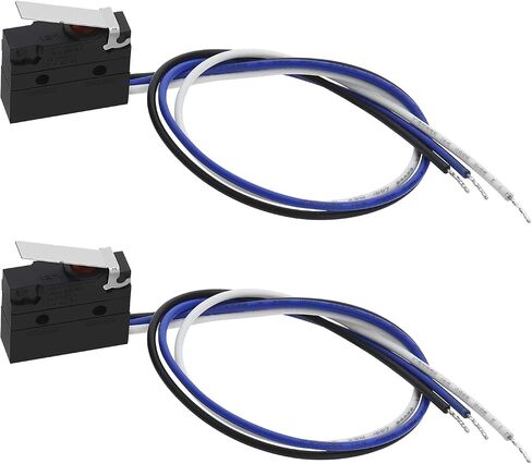 The Lord of the Tools 2pcs SPDT Micro Switches IP67 Waterproof Miniature Microswitch 125V 5A Audio-Visual Equipment Industrial Machinery Snap Action Switch 50cm in Saudi Arabia