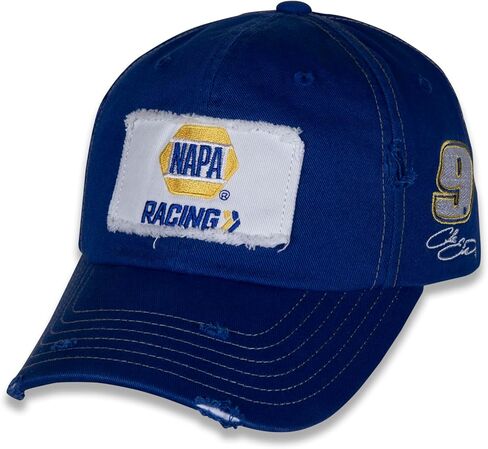 تشيس إليوت #9 ناسكار 2024 NAPA Racing Vintage Patch Blue Hat in Kuwait