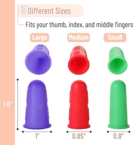 Mr. Pen- Hot Glue Gun Finger Protectors, 24 pcs, Pastel Colors Silicone Finger Protectors, Rubber Fingers Tips, Rubber Finger Covers, Rubber Finger Tips Protector, Finger Grip, Finger Rubber Tips in Saudi Arabia
