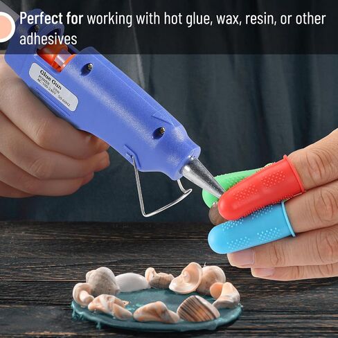 Mr. Pen- Hot Glue Gun Finger Protectors, 24 pcs, Pastel Colors Silicone Finger Protectors, Rubber Fingers Tips, Rubber Finger Covers, Rubber Finger Tips Protector, Finger Grip, Finger Rubber Tips in Saudi Arabia