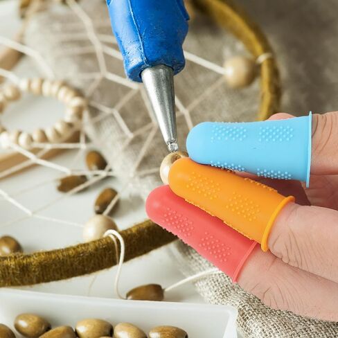 Mr. Pen- Hot Glue Gun Finger Protectors, 24 pcs, Pastel Colors Silicone Finger Protectors, Rubber Fingers Tips, Rubber Finger Covers, Rubber Finger Tips Protector, Finger Grip, Finger Rubber Tips in Saudi Arabia