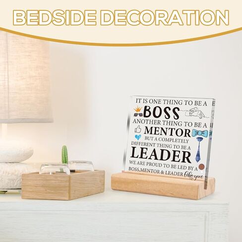 ديكور مكتب سيدة بوس - هدايا Shejdgart Boss Lady للنساء من الأكريليك، لوحة مكتب مع حامل خشبي، اقتباسات ملهمة، هدايا يوم الرؤساء، هدية تقدير لرؤساء عيد الميلاد، زعيم معلمه in Saudi Arabia