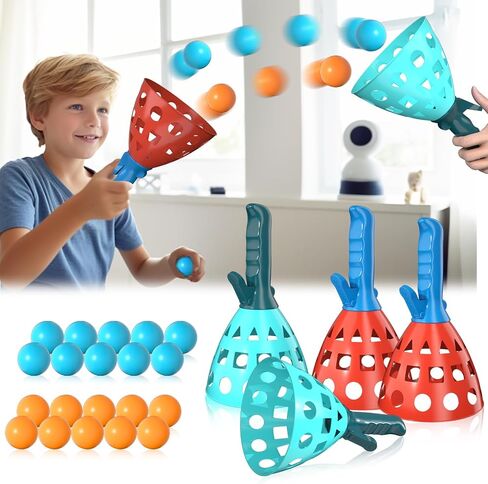 Bennol Outdoor Game Toys for Kids Boys with 20 Balls, Pop Pass Catch Ball Game Outdoor Outside Toys Gifts for 3 4 5 6 7 8+ Year Old Boys Kids, Outside Outdoor Toys Gifts for Kids Boys Ages 3-5 4-8 in Kuwait