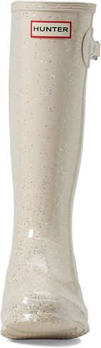 Hunter Original Giant Glitter Wellington Boots (Little Kid/Big Kid) Black 4 Big Kid M in Kuwait