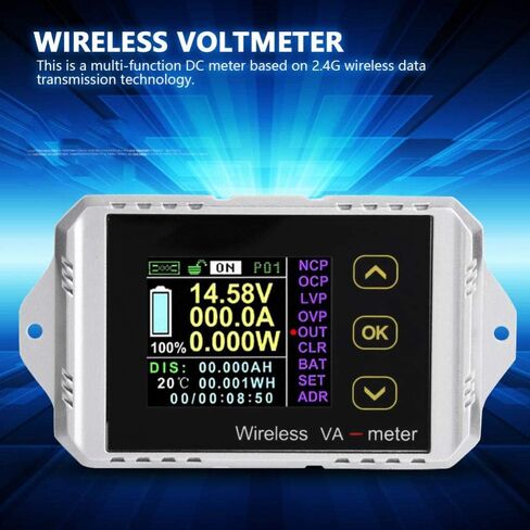 Multi-Function DC Meter Color LCD Screen DC Voltage Tester Ammeter Power Meter Watt Tester(VAT-4300) in Saudi Arabia