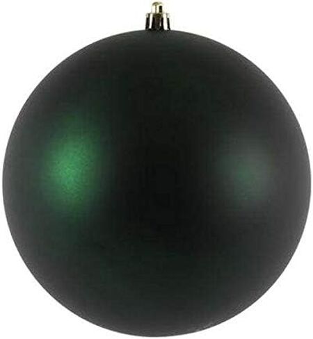 Vickerman 483466-4" Midnight Green Matte Ball Christmas Tree Ornament (6 pack) (N591074DMV) in Saudi Arabia