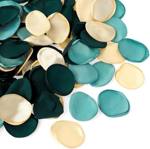 200 PCS Silk Rose Petals Artificial Flowers Petals Green Fake Rose Petals Flower Girl Basket for Wedding Vintage Green Petals for Aisle Scatter Dinner Table Centerpieces Bridal Shower Table Decor in Saudi Arabia
