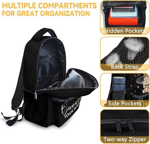 Bunny Backpacks for Girls, 16 Inch Cute Print Backpack for School, Black Lightweight Bookbag for Travel in Saudi Arabia