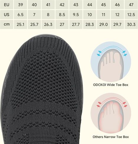 Men's Hands-Free Slip On Sneakers | Laceless Walking Shoes for Gym/Travel/Office in Saudi Arabia
