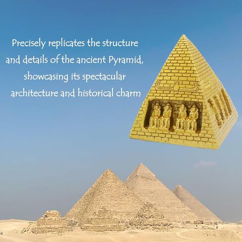 Pyramid Egyptian Figure Decoration Ancient Egypt Décor Statue Tourism Souvenirs Decor Khufu Pharaohs Building Ornament Sculpture in Saudi Arabia