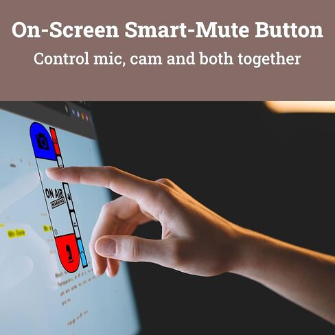 Busy Lights, Do not Disturb Light, Cam, Mic Control Mute, Busy Light Indicator for Office, Adjustable Lights, Free Software Download in Saudi Arabia