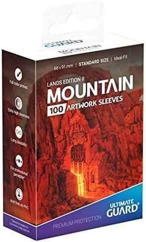 حزمة فردية من Ultimate Guard Mountain II Lands Edition II بأكمام 100 قيراط ذات حجم قياسي in Saudi Arabia