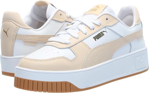 PUMA Women's CARINA STREET Sneaker, Puma Black-Puma Black-Rose Gold-Puma White, 8.5 in Kuwait