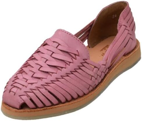 Sandals women Huarache Sandal Colorful Leather Mexican Style 3050 Flat in Kuwait