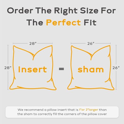 SAVORI Set of 2 Down and Feather Throw Pillow Inserts 28x28 Soft Fluffy Pillow Inserts with 100% Down-Proof Cotton Cover, Decorative Square Cushion Inner for Sofa Couch Bed-White in Saudi Arabia
