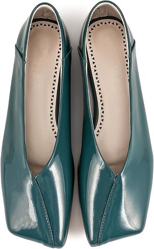 Womens Ballet Flats Square Toe Ballet Flats Shoes for Women Dress Shoes Loafers Comfortable Dressy in Saudi Arabia