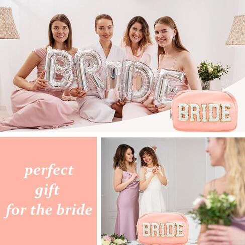 Lamyba Bachelorette Gifts for Bride Fanny Pack, Bride to be Gifts for Bridal Shower Party Wedding day, Mrs Bag for Bride with Adjustable Strap, Waterproof Crossbody Waist Bag, Beige in Saudi Arabia