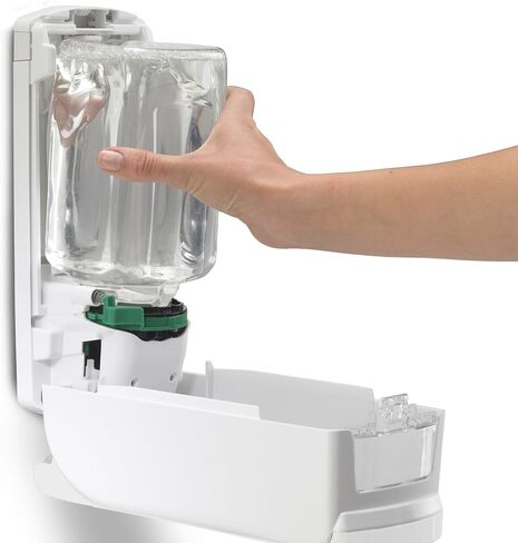GOJO ADX-12 Push-Style Foam Soap Dispenser, Chrome/Black, for 1250 mL GOJO ADX-12 Soap Refills (Pack of 1) – 8888-06 in Saudi Arabia