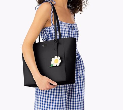 Kate spade handbag for women Dana tote bag (Black Daisy Multi) in Saudi Arabia