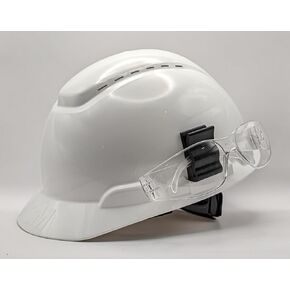 Hard Hat Clip Collection - Safety Glasses - Black