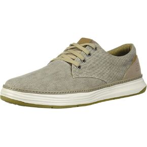 Skechers Men's Moreno Canvas Oxford Shoe, Grey (Gry 037), 11 Medium US in Saudi Arabia