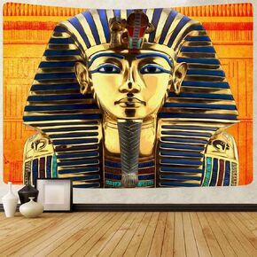 FEASRT Egypt Gods Tapestry Egyptian Mummy Tapestry Wall Hanging Tapestries for Home Bedroom Living Room Apartment Dorm Decor 80x60 Inches GTQQAY129