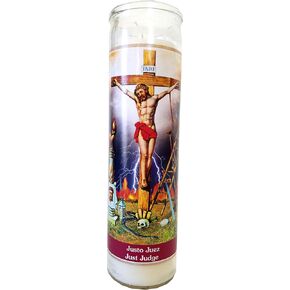 Staci19 Just Judge Justo Juez Devotional Candle