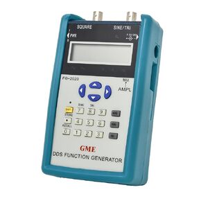 GME FG-2020 20MHz Handheld Portable High Precision Dual Channel DDS Signal Function Generator, Designed and Engineered in the USA