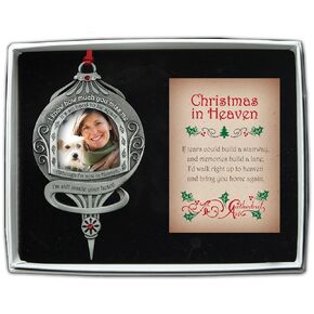 Memorial Photo Frame Ornament - Still Inside Your Heart, Christmas Memorial Ornaments, 1 1/5-Inch Photo, by Abbey & CA Gift