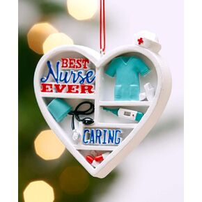 Ganz MX175944 Nurse Ornament, Multi, Resin,Christmas