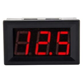 DC Digital Voltmeter,LED Voltmeter Display Panel,with Reverse,for Monitor The Household Voltmeter,0-100V(Red)