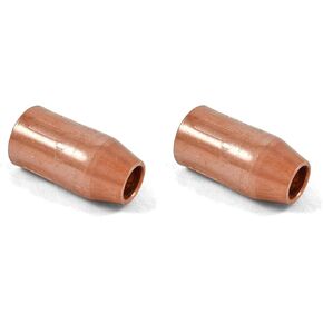 2 ea - Genuine Tweco VNS50F, Velocity Series 1/2" LD Flush Mig Welding Nozzles