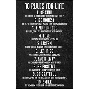 L&O Goods Motivational Posters | Inspirational Wall Decor | 11X17 inches | Home Decor | Unframed