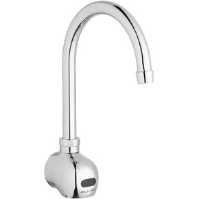 Elkay LKB722C Commercial Electronic Sensor Scrub/Handwash Battery Powered Wall Mount Faucet, Chrome, Stainless Steel