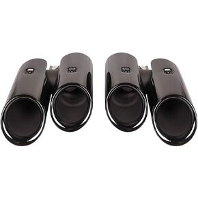 TOPAZ Outer Throat Tail Pipe Exhaust Muffler Tip Fit for 2015-2021 Porsche Cayman 718