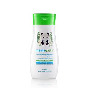Mamaearth Daily Moisturizing Baby Body Lotion | Skin Nourishment with Shea Butter & Jojoba Oil | Gentle Formula for Delicate Skin of Babies | 13.53 Fl Oz (400ml)