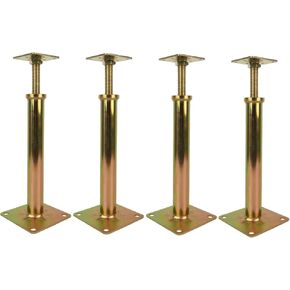 Adjustable House Floor Jacks for Leveling, Floor Support Stands Post Pole, Total 8818 lb Max Height Capacity, 11.6 in -16 in Height Range(4 Pack)